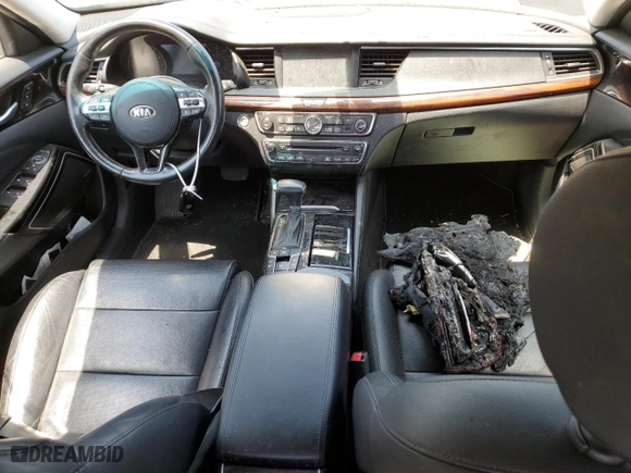 2017 Kia Cadenza Technology with VIN KNALC4J17H5091928, listed as a Copart auction lot 57755034 with 114,134 mi miles and Salvage Title. Bid and sale history available at carsss.com. Image 8.