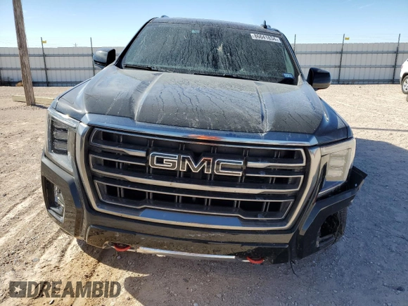 2023 GMC Yukon AT4 with VIN 1GKS2CKD3PR104271, listed as a Copart auction lot 86641834 with 25,636 mi miles and Salvage Title. Bid and sale history available at carsss.com. Image 5.