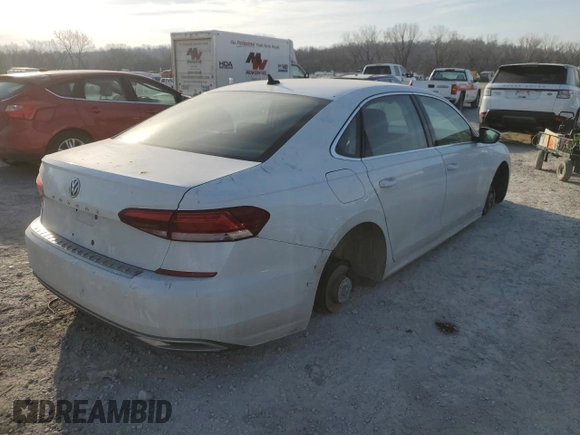 2021 Volkswagen Passat SE with VIN 1VWSA7A36MC013487, listed as a Copart auction lot 47093925 with 71,917 mi miles and Salvage title. Bid and sale history available at DreamBid. Image 3.