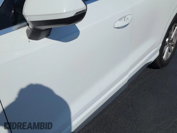 2023 Audi Q3 S line Premium with VIN WA1DECF34P1106228, listed as a IAAI auction lot 42734425 with 52,167 mi miles and . Bid and sale history available at DreamBid. Image 48.