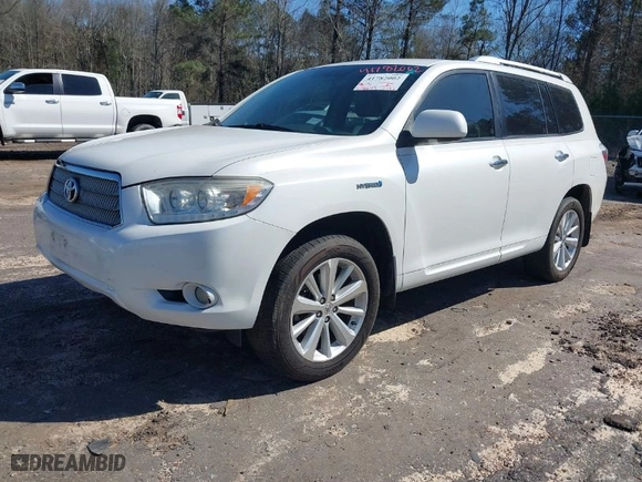 2009 Toyota Highlander Hybrid Limited with VIN JTEEW44A692029031, listed as a IAAI auction lot 41782002 with 279,654 mi miles. Bid and sale history available at carsss.com. Image 2.