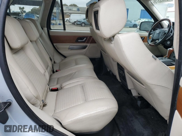 2006 Land Rover Range Rover Sport SC with VIN SALSH23476A949309, listed as a Copart auction lot 43165375 with 185,802 mi miles and Clean Title. Bid and sale history available at carsss.com. Image 10.