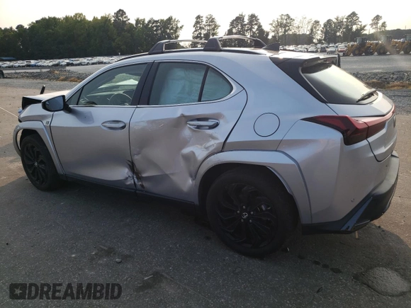2023 Lexus UX 250h F Sport with VIN JTHB9JBH0P2066035, listed as a Copart auction lot 70838304 with 18,918 mi miles and Salvage Title. Bid and sale history available at DreamBid. Image 2.