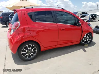 2015 Chevrolet Spark LT with VIN KL8CF6S98FC796992, listed as a Copart auction lot 60487804 with 47,523 mi miles and Salvage Title. Bid and sale history available at carsss.com. Image 3.
