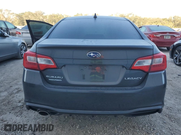 2018 Subaru Legacy Limited with VIN 4S3BNAN63J3043745, listed as a Copart auction lot 80059103 with 60,398 mi miles. Bid and sale history available at carsss.com. Image 6.