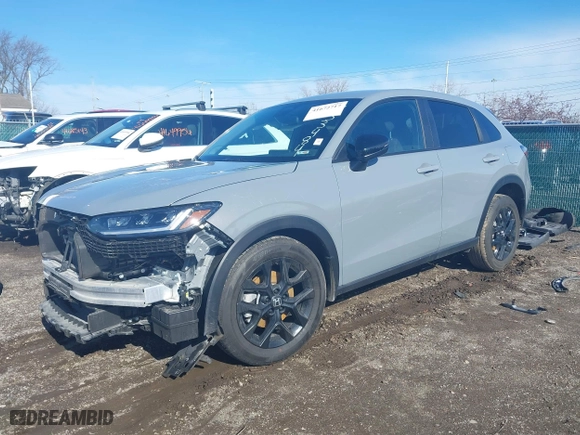 2025 Honda HR-V Sport with VIN 3CZRZ2H53SM733484, listed as a IAAI auction lot 41672717 with 4,423 mi miles. Bid and sale history available at carsss.com. Image 21.