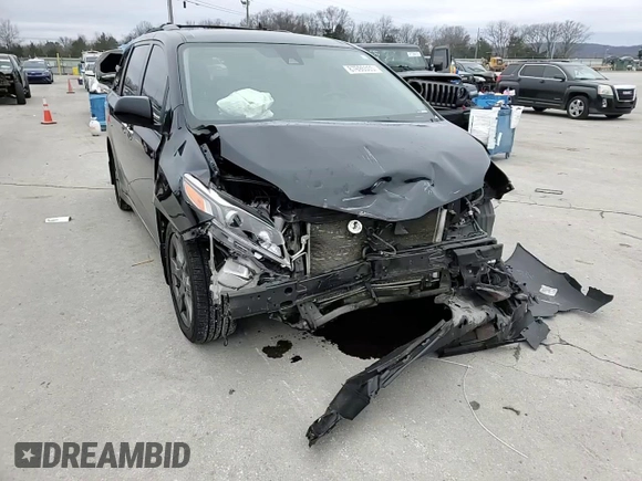 2020 Toyota Sienna SE with VIN 5TDXZ3DC6LS061204, listed as a Copart auction lot 87696505 with 137,890 mi miles and Salvage Title. Bid and sale history available at carsss.com. Image 12.