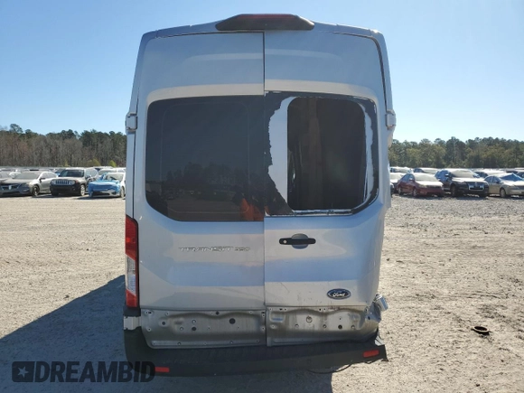 2021 Ford Transit Cargo with VIN 1FTBW3X86MKA61335, listed as a Copart auction lot 75558524 with 133,015 mi miles and Salvage Title. Bid and sale history available at carsss.com. Image 6.