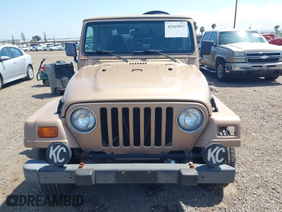 1999 Jeep Wrangler Sahara with VIN 1J4FY49S8XP462512, listed as a IAAI auction lot 42165052 with 146,135 mi miles and . Bid and sale history available at DreamBid. Image 13.