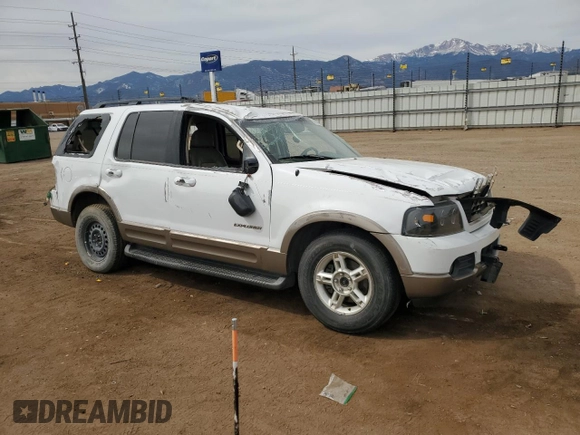 2002 Ford Explorer Eddie Bauer with VIN 1FMZU74W02ZA70532, listed as a Copart auction lot 50818955 with Not Provided miles and Salvage Title. Bid and sale history available at DreamBid. Image 4.