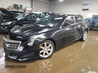 2014 Cadillac ATS Luxury AWD with VIN 1G6AH5RX4E0159852, listed as a Copart auction lot 52216685 with 82,977 mi miles and Salvage Title. Bid and sale history available at carsss.com. Image 1.