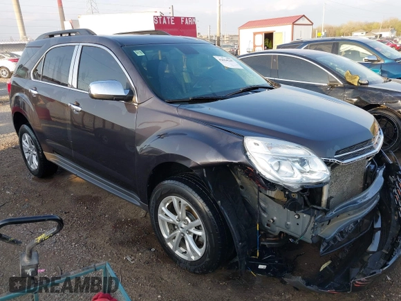 2016 Chevrolet Equinox LT z VIN 2GNALCEK5G6352863, wystawiony jako IAAI lot #42044245 z przebiegiem 92 489 mil mil oraz . Historia ofert i sprzedaży dostępna na DreamBid. Obrazek 1.