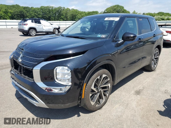 2024 Mitsubishi Outlander SE z VIN JA4J4VA82RZ083346, wystawiony jako Copart lot #61260205 z przebiegiem 11 792 mil mil oraz Czysty tytuł • Clean title. Historia ofert i sprzedaży dostępna na DreamBid. Obrazek 1.