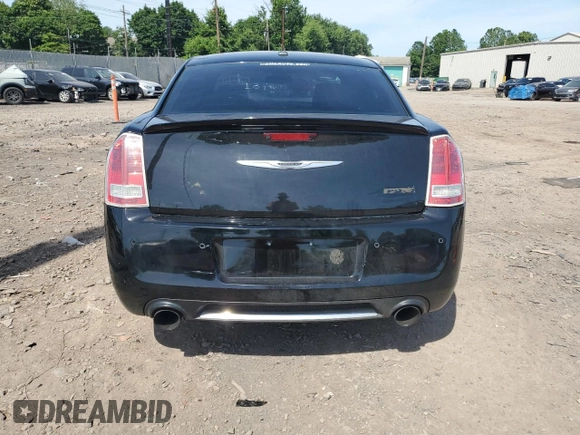 2012 Chrysler 300 SRT8 with VIN 2C3CCAFJ6CH800641, listed as a Copart auction lot 61313094 with 107,426 mi miles and Salvage Title. Bid and sale history available at carsss.com. Image 6.