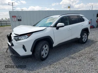2019 Toyota RAV4 XLE with VIN JTMP1RFV1KD020434, listed as a Copart auction lot 63588865 with 61,158 mi miles and Salvage title. Bid and sale history available at DreamBid. Image 1.