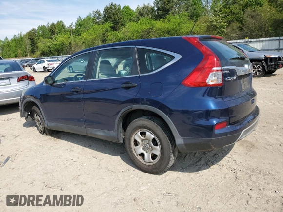 2015 Honda CR-V LX with VIN 2HKRM4H3XFH630489, listed as a Copart auction lot 54095235 with 111,231 mi miles and Salvage Title. Bid and sale history available at DreamBid. Image 2.
