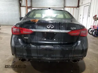 2019 Infiniti Q50 Luxe with VIN JN1EV7AR6KM556566, listed as a Copart auction lot 50066695 with 64,801 mi miles and Clean Title. Bid and sale history available at carsss.com. Image 6.