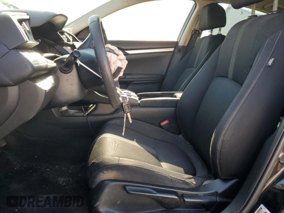 2017 Honda Civic LX with VIN 19XFC2F50HE025046, listed as a Copart auction lot 54244525 with 220,145 mi miles and Salvage Title. Bid and sale history available at DreamBid. Image 7.