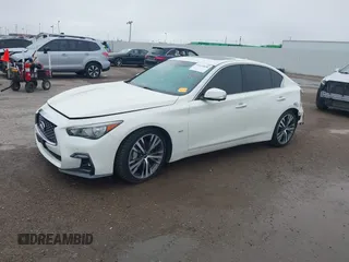 2020 Infiniti Q50 Luxe with VIN JN1EV7AP4LM200598, listed as a IAAI auction lot 41629830 with 69,882 mi miles and . Bid and sale history available at DreamBid. Image 15.