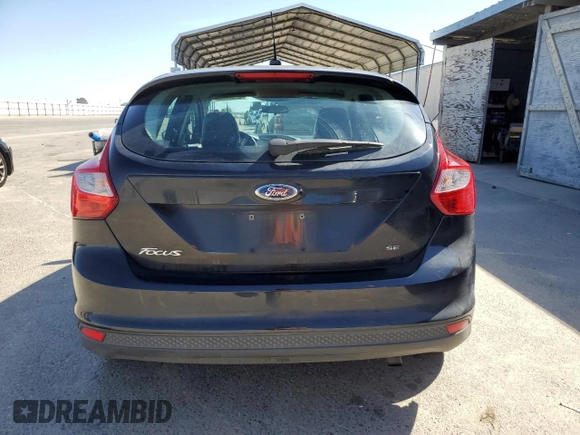 2013 Ford Focus SE with VIN 1FADP3K27DL335750, listed as a Copart auction lot 52405425 with 151,876 mi miles and Salvage Title. Bid and sale history available at carsss.com. Image 6.