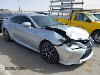 2016 Lexus RC 200t F Sport with VIN JTHHA5BCXG5003097, listed as a IAAI auction lot 41704478 with 91,965 mi miles and . Bid and sale history available at DreamBid. Image 1.