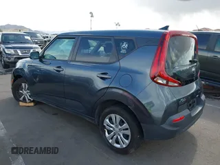 2020 Kia Soul LX with VIN KNDJ23AU7L7107950, listed as a IAAI auction lot 41963472 with 63,786 mi miles. Bid and sale history available at carsss.com. Image 3.