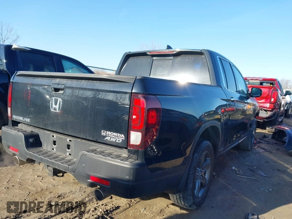 2022 Honda Ridgeline RTL-E with VIN 5FPYK3F77NB034066, listed as a IAAI auction lot 41785064 with 22,098 mi miles and . Bid and sale history available at DreamBid. Image 4.