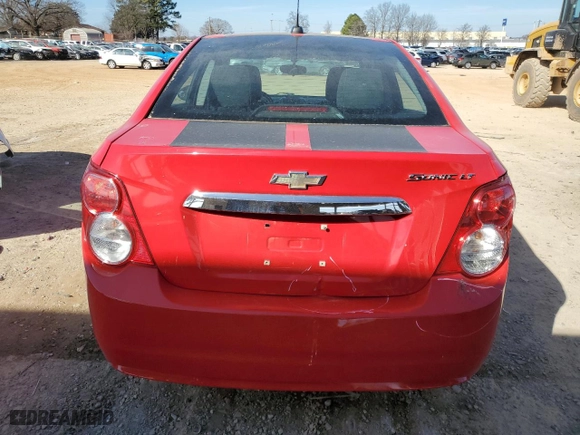2015 Chevrolet Sonic LT with VIN 1G1JC5SH0F4169019, listed as a Copart auction lot 46444595 with 152,187 mi miles and Salvage Title. Bid and sale history available at carsss.com. Image 6.