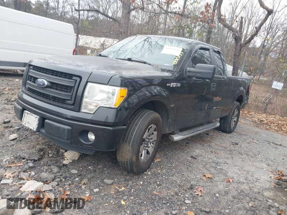 2013 Ford F-150 XL with VIN 1FTFX1CFXDFD00157, listed as a IAAI auction lot 41109981 with 226,130 mi miles. Bid and sale history available at carsss.com. Image 2.
