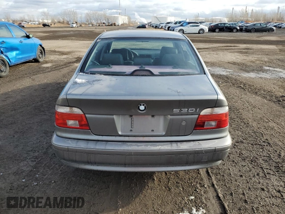2003 BMW 5 Series 530iA with VIN WBADT63423CK45151, listed as a Copart auction lot 83069884 with 338,683 mi miles and Clean Title. Bid and sale history available at carsss.com. Image 6.