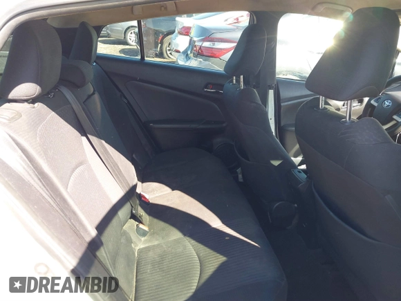 2018 Toyota Prius Two with VIN JTDKBRFU5J3076265, listed as a IAAI auction lot 41646990 with 216,021 mi miles. Bid and sale history available at carsss.com. Image 8.