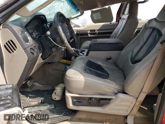 2008 Ford F-250 XL with VIN 1FTSW21R68ED58413, listed as a Copart auction lot 51538645 with 179,908 mi miles and Salvage title. Bid and sale history available at DreamBid. Image 7.