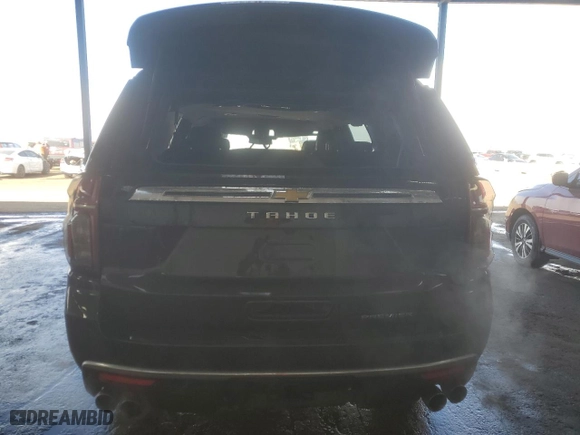 2023 Chevrolet Tahoe Premier with VIN 1GNSKSKD4PR458118, listed as a Copart auction lot 47948625 with 21,688 mi miles and Clean Title. Bid and sale history available at carsss.com. Image 6.