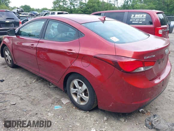 2015 Hyundai Elantra SE z VIN 5NPDH4AE8FH605410, wystawiony jako IAAI lot #42483352 z przebiegiem 168 859 mil mil oraz . Historia ofert i sprzedaży dostępna na DreamBid. Obrazek 3.
