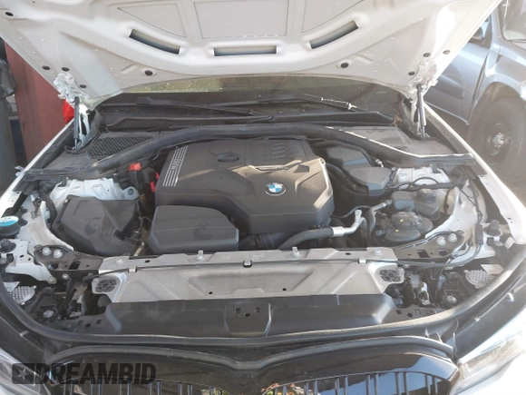 2021 BMW 3 Series 330i with VIN 3MW5R1J01M8B72403, listed as a IAAI auction lot 41583430 with 51,399 mi miles. Bid and sale history available at carsss.com. Image 10.