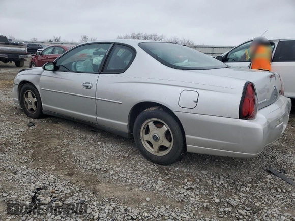 2004 Chevrolet Monte Carlo LS z VIN 2G1WW12E949152595, wystawiony jako Copart lot #43121955 z przebiegiem Nie podano mil oraz Szkoda całkowita • Salvage title. Historia ofert i sprzedaży dostępna na DreamBid. Obrazek 2.
