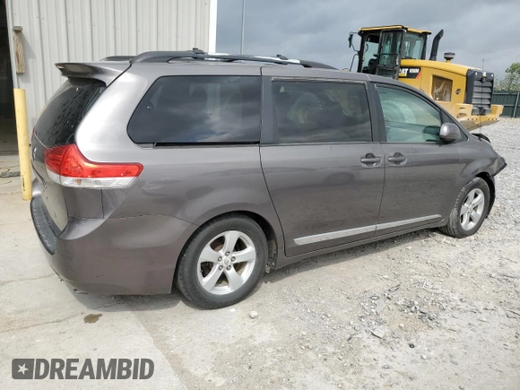 2011 Toyota Sienna LE AAS with VIN 5TDKK3DCXBS151601, listed as a Copart auction lot 53715635 with 264,672 mi miles and Salvage title. Bid and sale history available at DreamBid. Image 3.