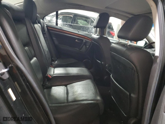 2010 Acura RL Tech Pkg with VIN JH4KB2F69AC002791, listed as a Copart auction lot 48122865 with NaN miles and Salvage Title. Bid and sale history available at carsss.com. Image 10.