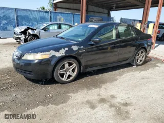 2005 Acura TL with VIN 19UUA66275A060984, listed as a Copart auction lot 53052115 with 223,335 mi miles and Salvage Title. Bid and sale history available at carsss.com. Image 1.