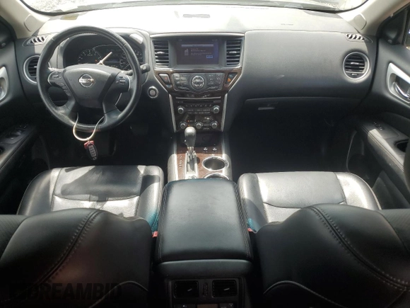 2015 Nissan Pathfinder SV with VIN 5N1AR2MM8FC654587, listed as a Copart auction lot 55139465 with 102,397 mi miles and Salvage Title. Bid and sale history available at carsss.com. Image 8.