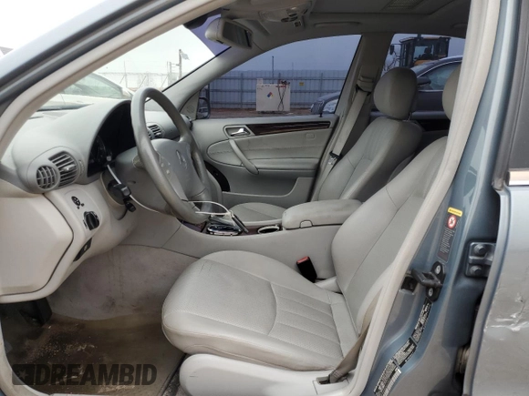 2006 Mercedes-Benz C 280 Luxury with VIN WDBRF54H96A839892, listed as a Copart auction lot 47498505 with 130,104 mi miles and Salvage Title. Bid and sale history available at DreamBid. Image 7.