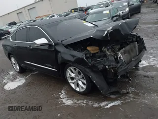 2016 Chevrolet Impala LTZ with VIN 2G1145S36G9124571, listed as a IAAI auction lot 41495837 with 141,106 mi miles. Bid and sale history available at carsss.com. Image 1.