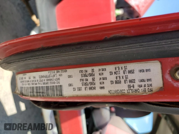 1994 Jeep Wrangler S with VIN 1J4FY19P7RP404873, listed as a Copart auction lot 44501125 with 209,709 mi miles and Salvage Title. Bid and sale history available at carsss.com. Image 13.