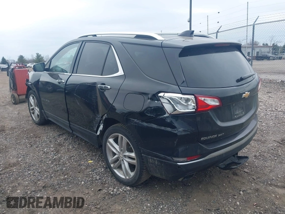 2018 Chevrolet Equinox Premier with VIN 2GNAXNEX9J6298714, listed as a IAAI auction lot 41998248 with 139,691 mi miles and . Bid and sale history available at DreamBid. Image 3.