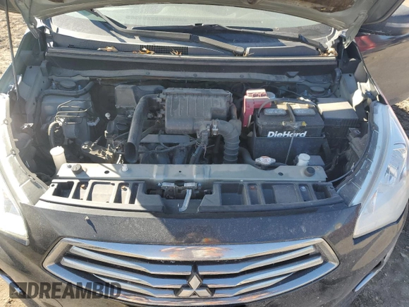 2018 Mitsubishi Mirage G4 SE with VIN ML32F4FJ4JHF15008, listed as a Copart auction lot 46931855 with 64,872 mi miles and Salvage Title. Bid and sale history available at carsss.com. Image 11.