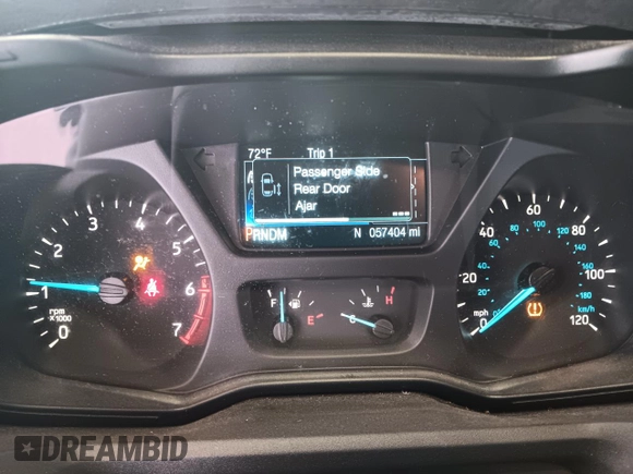 2018 Ford Transit Passenger XL z VIN 1FBZX2YG9JKA79775, wystawiony jako Copart lot #60044743 z przebiegiem 57 404 mil mil oraz Szkoda całkowita • Salvage title. Historia ofert i sprzedaży dostępna na DreamBid. Obrazek 9.