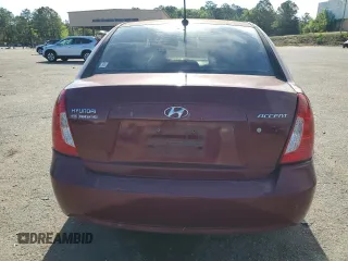 2009 Hyundai Accent Auto GLS with VIN KMHCN46C29U289987, listed as a Copart auction lot 55254085 with 164,363 mi miles and Salvage title. Bid and sale history available at DreamBid. Image 6.