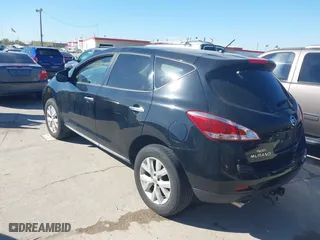 2014 Nissan Murano LE with VIN JN8AZ1MU5EW408855, listed as a IAAI auction lot 41851545 with 94,525 mi miles. Bid and sale history available at carsss.com. Image 3.