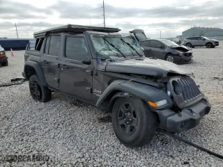 2020 Jeep Wrangler Unlimited Sport Altitude with VIN 1C4HJXDG6LW234273, listed as a Copart auction lot 48584185 with 74,936 mi miles and Salvage Title. Bid and sale history available at carsss.com. Image 4.