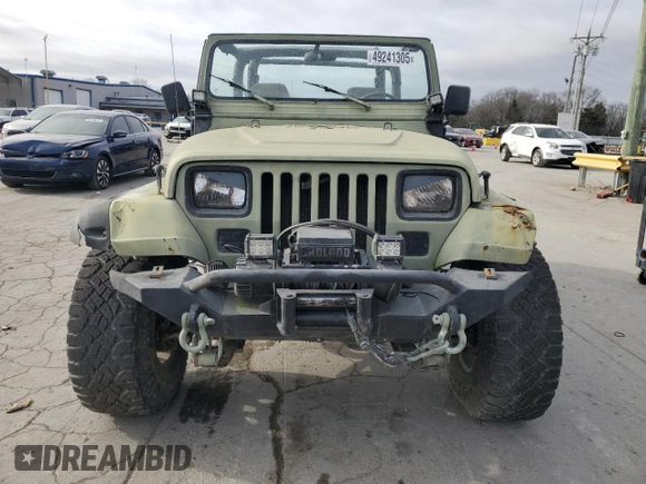 1995 Jeep Wrangler S with VIN 1J4FY19P2SP267203, listed as a Copart auction lot 49241305 with 135,298 mi miles and Clean Title. Bid and sale history available at carsss.com. Image 5.